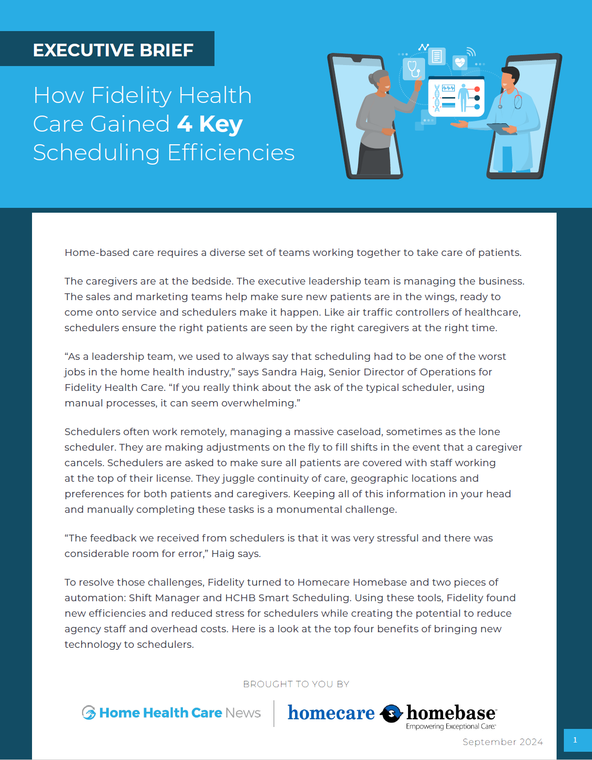 How Fidelity Health Care Gained 4 Key Scheduling Efficiencies
