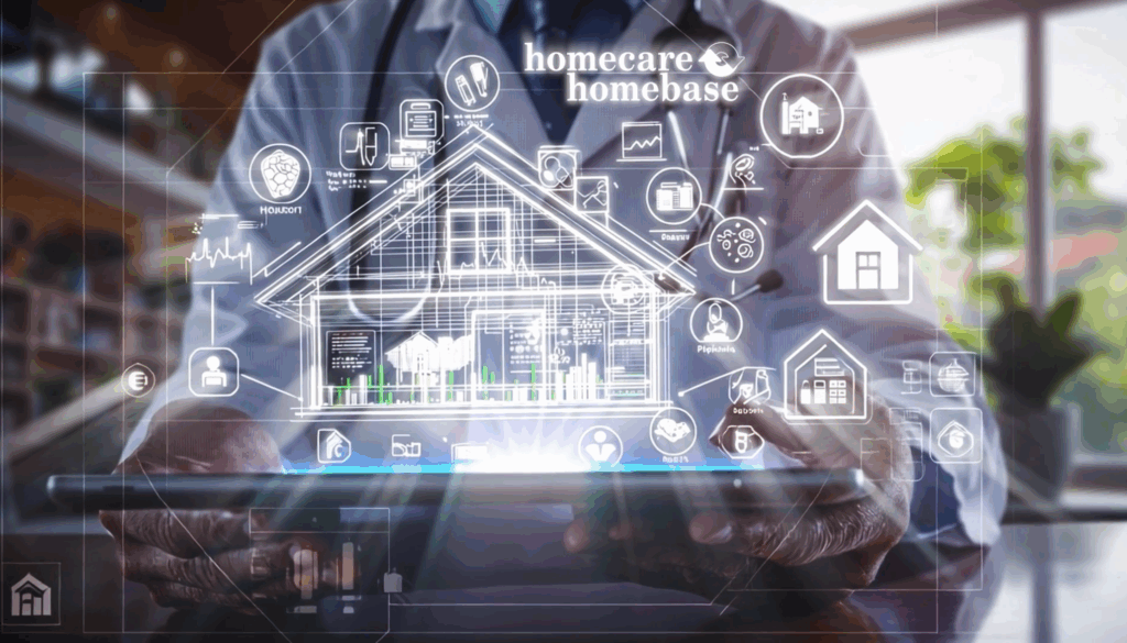 homebase ai innovation hands laptop