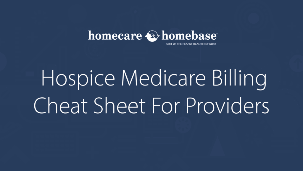 hospice cheat sheet for providers