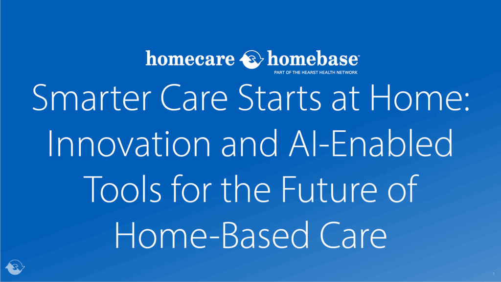 Smarter Care Starts at Home: Innovation and AI-Enabled Tools for the Future of Home-Based Care