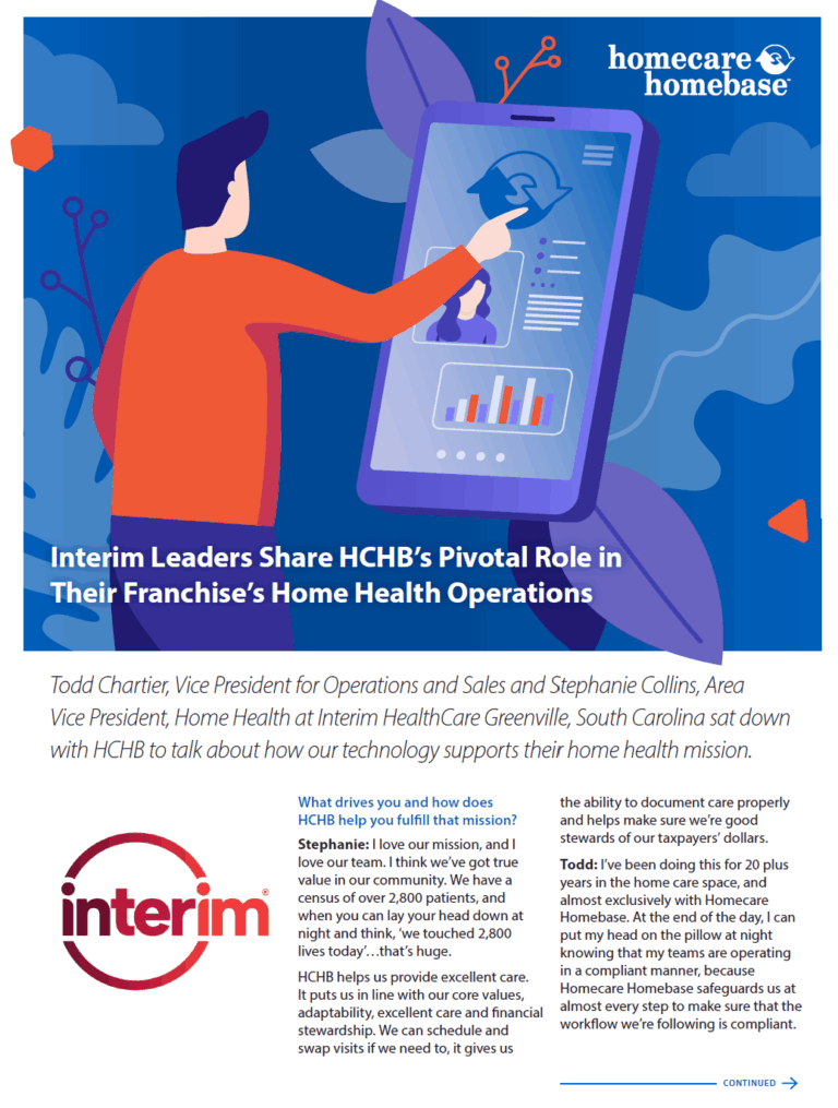 Case Study - Interim leaders Share HCHB Pivotal Role in Franchise Home Health Operations