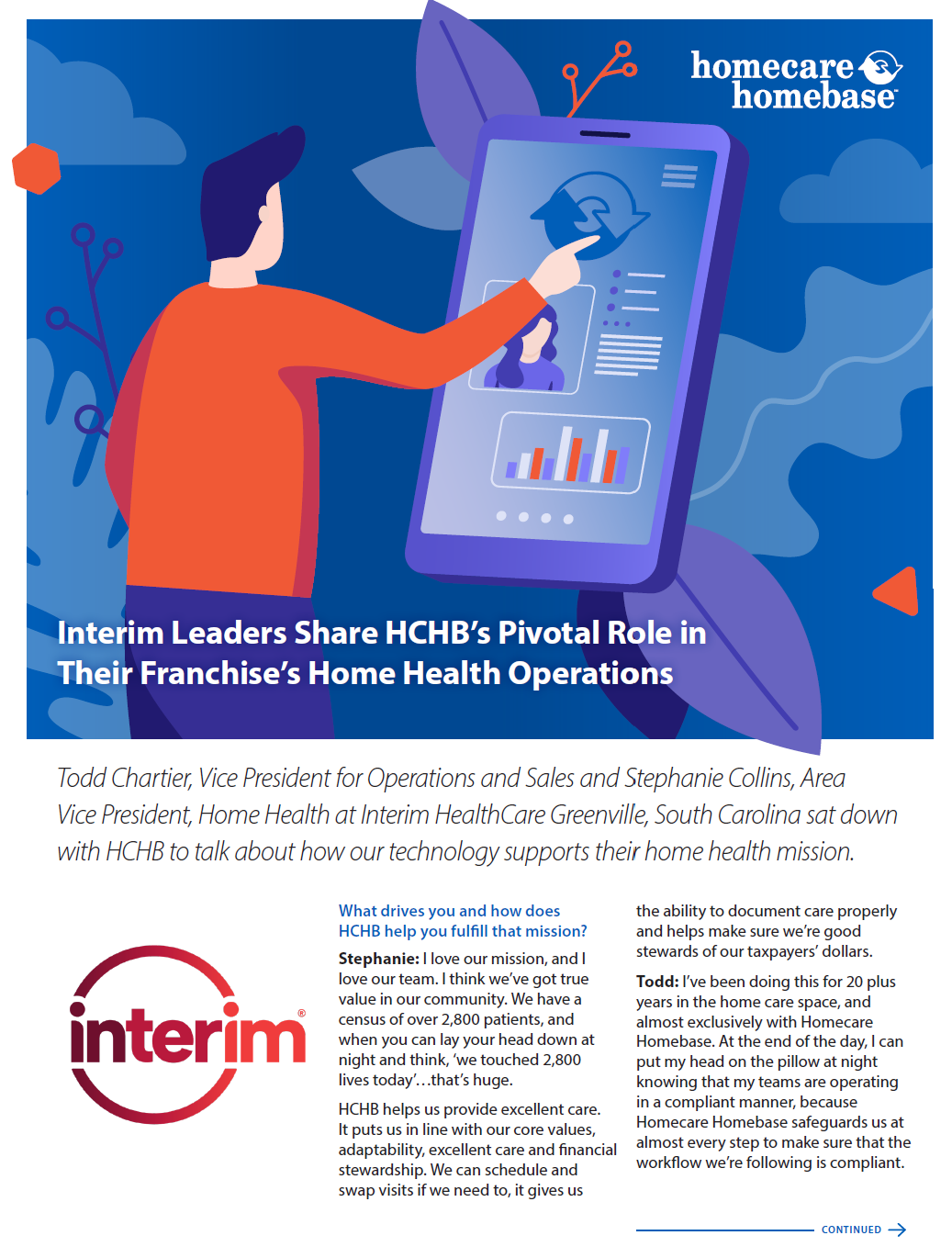 Case Study - Interim leaders Share HCHB Pivotal Role in Franchise Home Health Operations