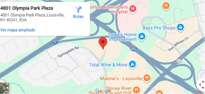 Homecare Homebase contact location in Louisville, KY.