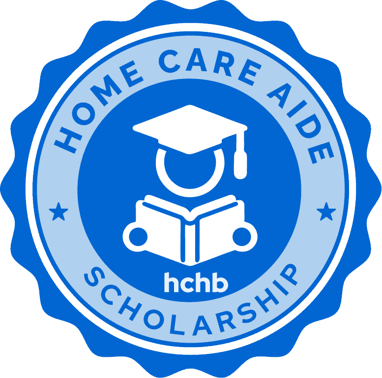 Award badge for Homecare Homebase scholarship program.