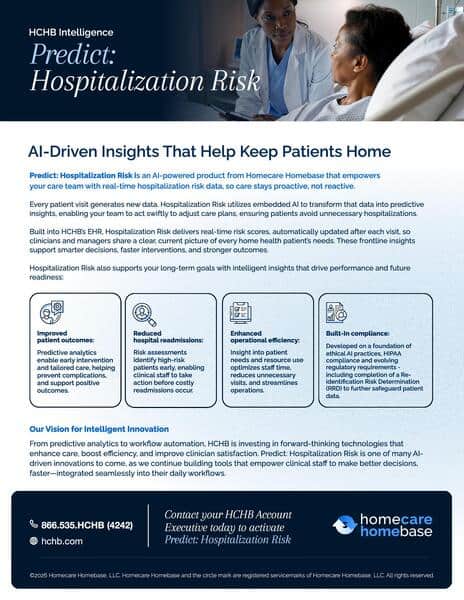 AI-Driven Insights to Reduce Hospitalization Risks and Improve Patient Outcomes.