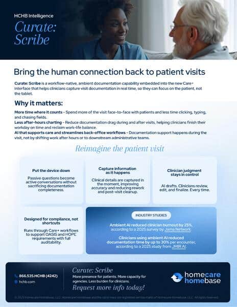 Bring the human connection back to patient visits.