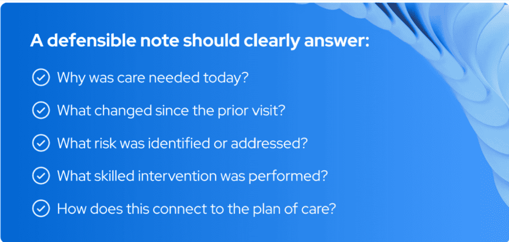 Ambient AI documentation review checklist