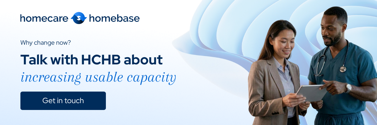 Talk with HCHB about increasing usable clinical capacity.